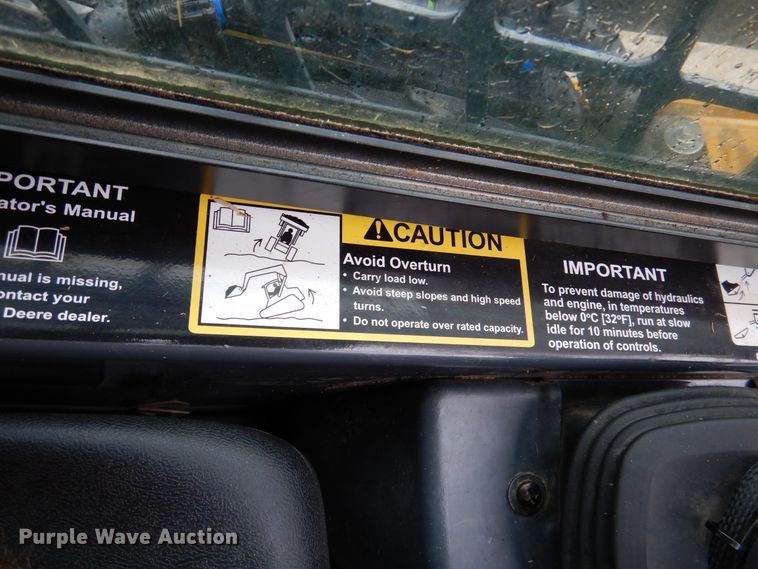 image for item DJ7404 2021 John Deere 333G  tracked skid steer loader