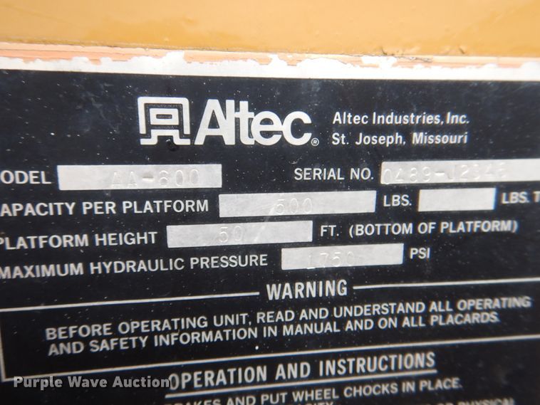 image for item DL0177 1992 GMC TopKick C6500  bucket truck