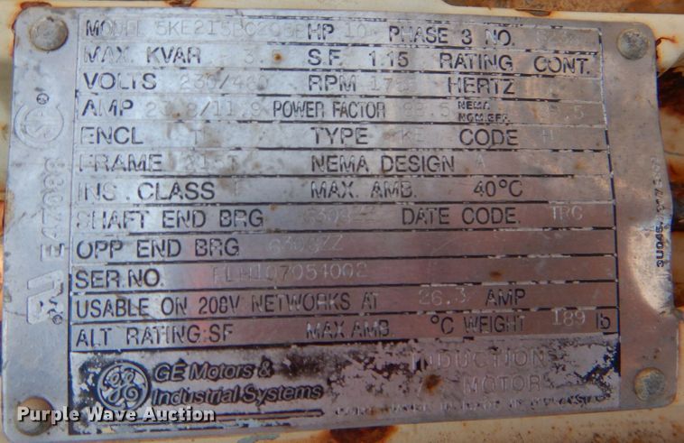 image for item DL0595 Tulsa Rig Iron LS3P  mud recycling system