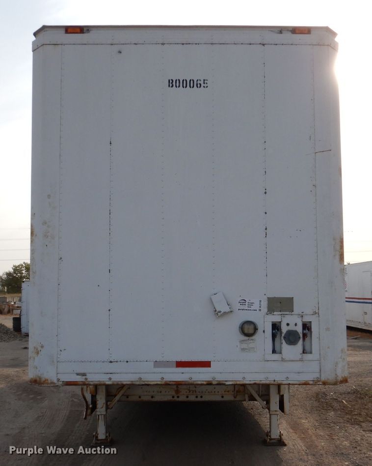 image for item DL3155 1986 Kentucky  dry van trailer