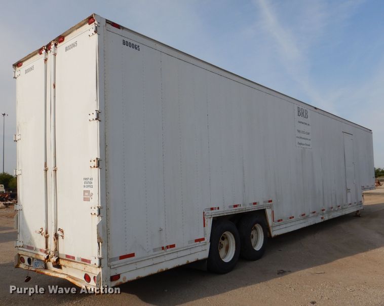image for item DL3155 1986 Kentucky  dry van trailer