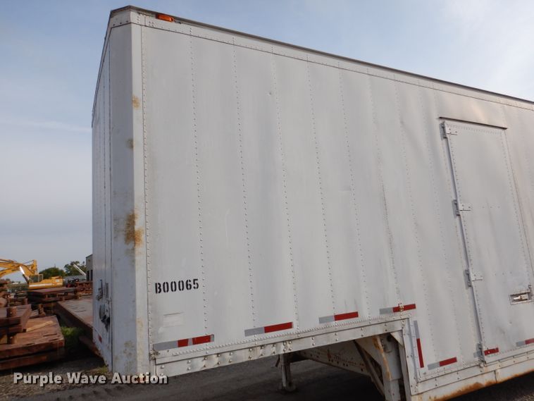 image for item DL3155 1986 Kentucky  dry van trailer