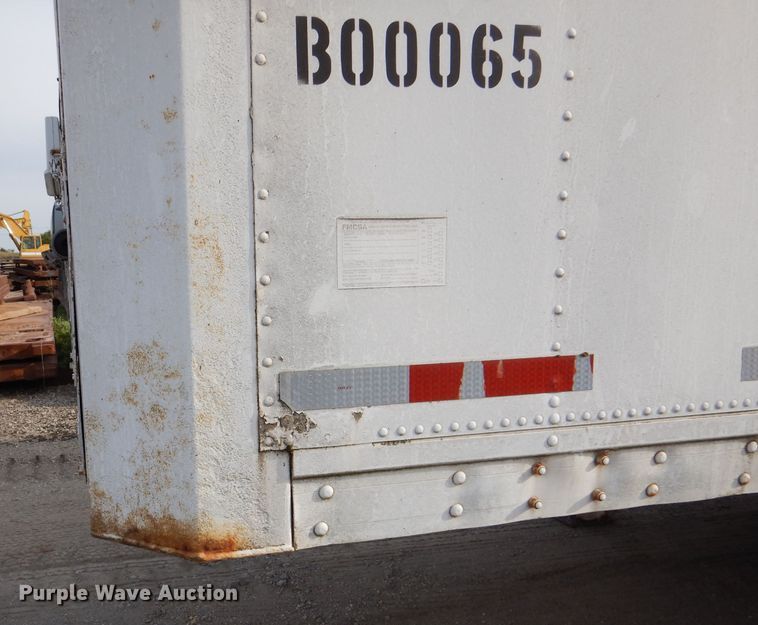 image for item DL3155 1986 Kentucky  dry van trailer