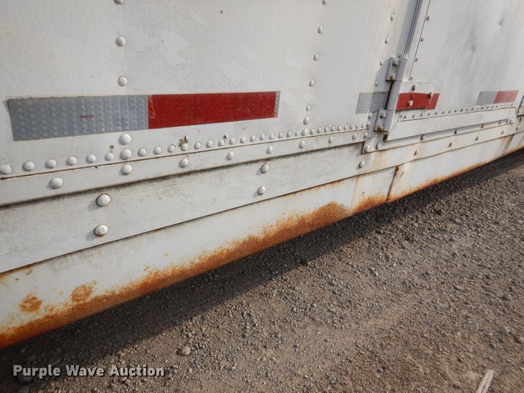 image for item DL3155 1986 Kentucky  dry van trailer