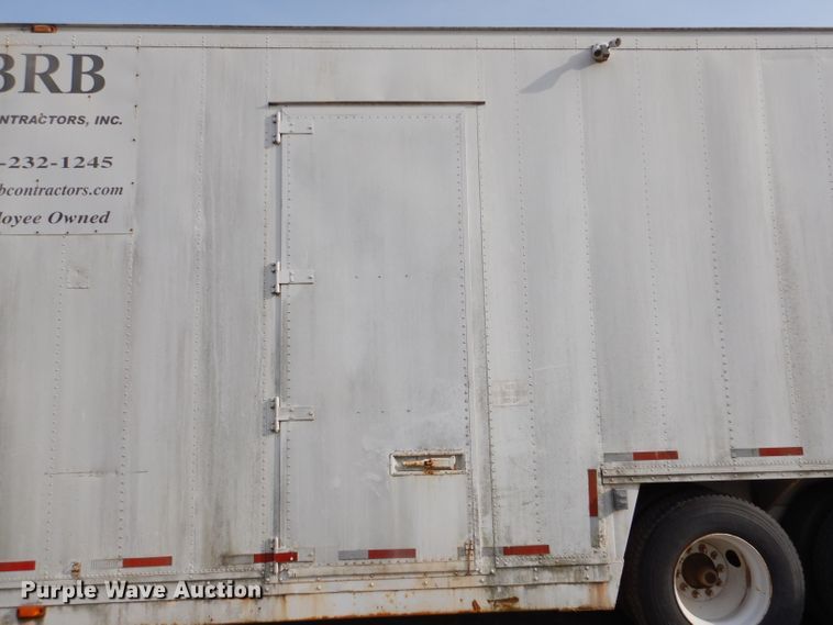 image for item DL3155 1986 Kentucky  dry van trailer