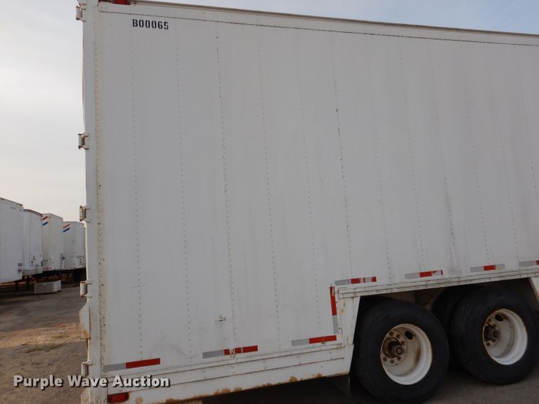 image for item DL3155 1986 Kentucky  dry van trailer