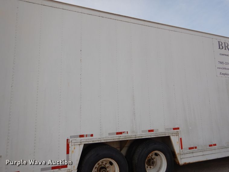 image for item DL3155 1986 Kentucky  dry van trailer