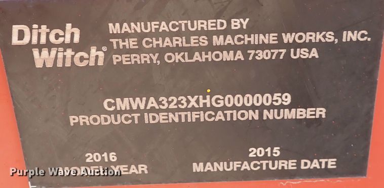 image for item DL7653 2015 Ditch Witch RT45  trencher