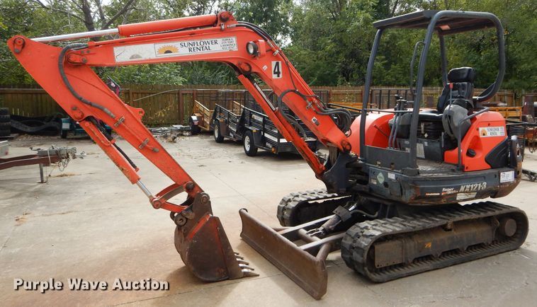 image for item DM4394 2007 Kubota KX121-3  mini excavator