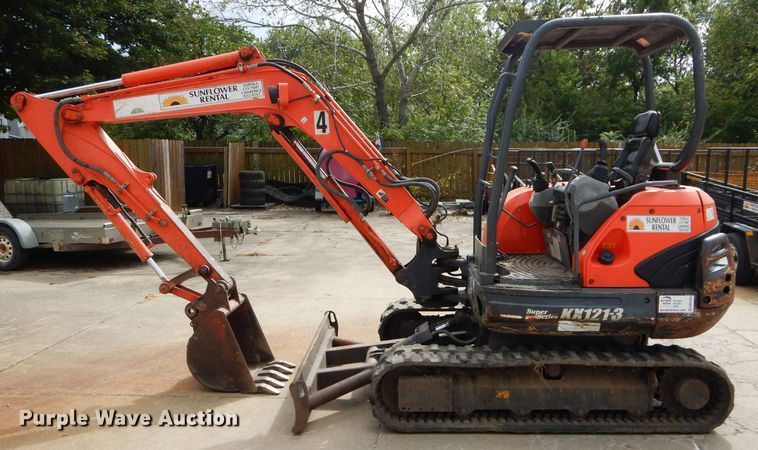 image for item DM4394 2007 Kubota KX121-3  mini excavator
