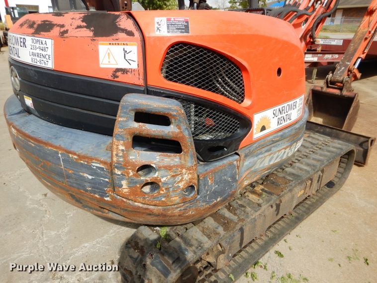 image for item DM4394 2007 Kubota KX121-3  mini excavator