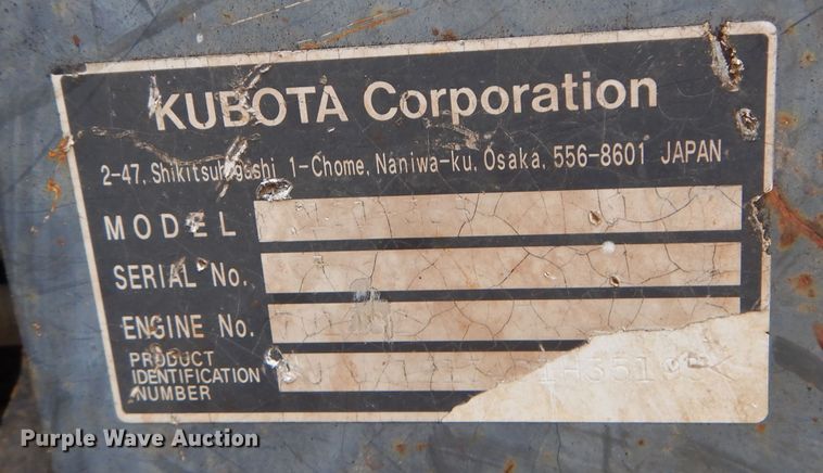 image for item DM4394 2007 Kubota KX121-3  mini excavator