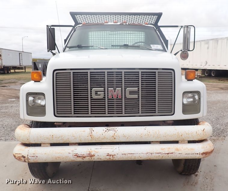 image for item DN2134 1994 GMC TopKick  dump flatbed truck
