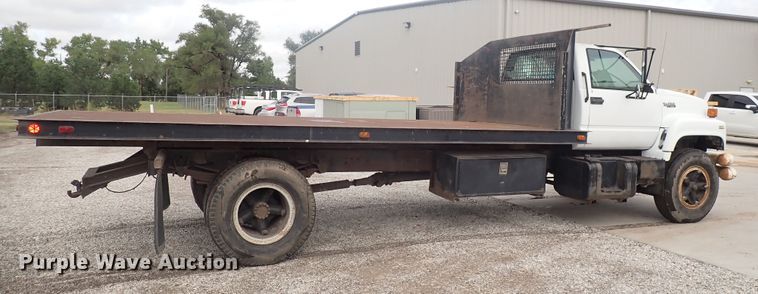 image for item DN2134 1994 GMC TopKick  dump flatbed truck