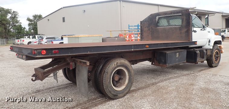 image for item DN2134 1994 GMC TopKick  dump flatbed truck