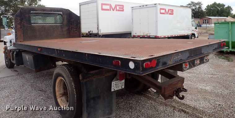 image for item DN2134 1994 GMC TopKick  dump flatbed truck
