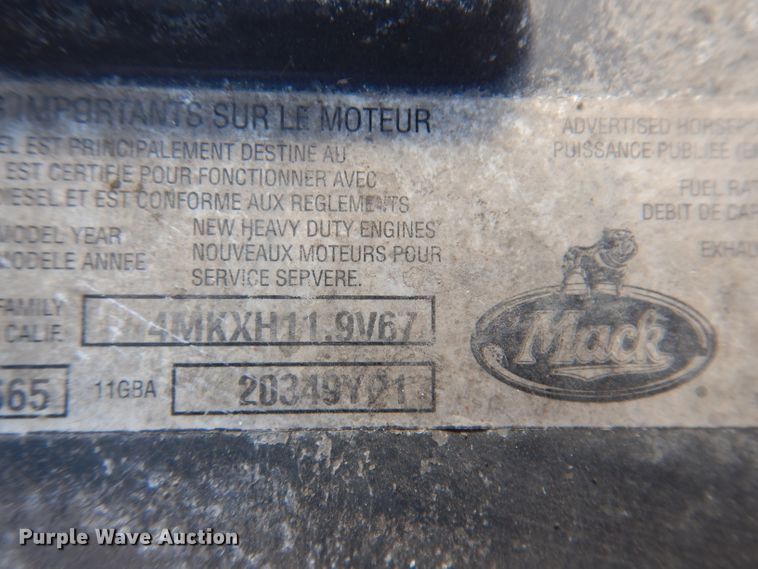 image for item EV9327 2004 Mack CV513  ready mix truck