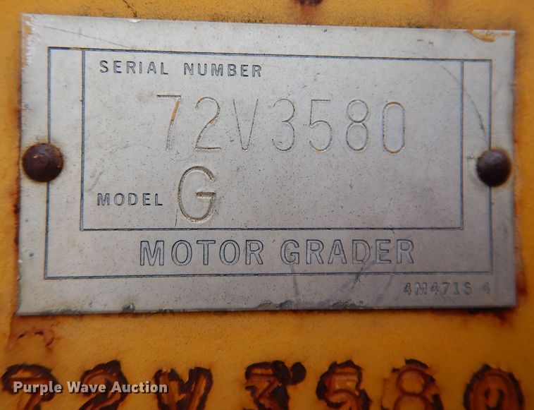 image for item EV9330 1979 Caterpillar 140G  motor grader