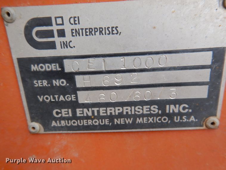 image for item EV9337 CEI CEI 1000  oil heater