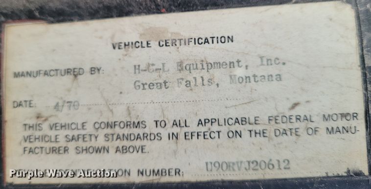 image for item FC9059 1970 Ford 9000  fuel truck