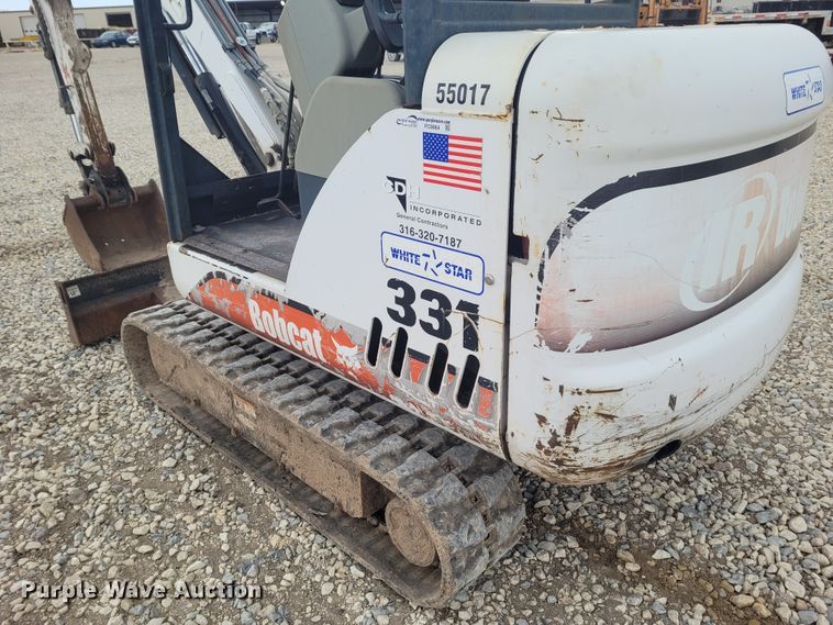 image for item FC9064 2002 Bobcat 331  mini excavator