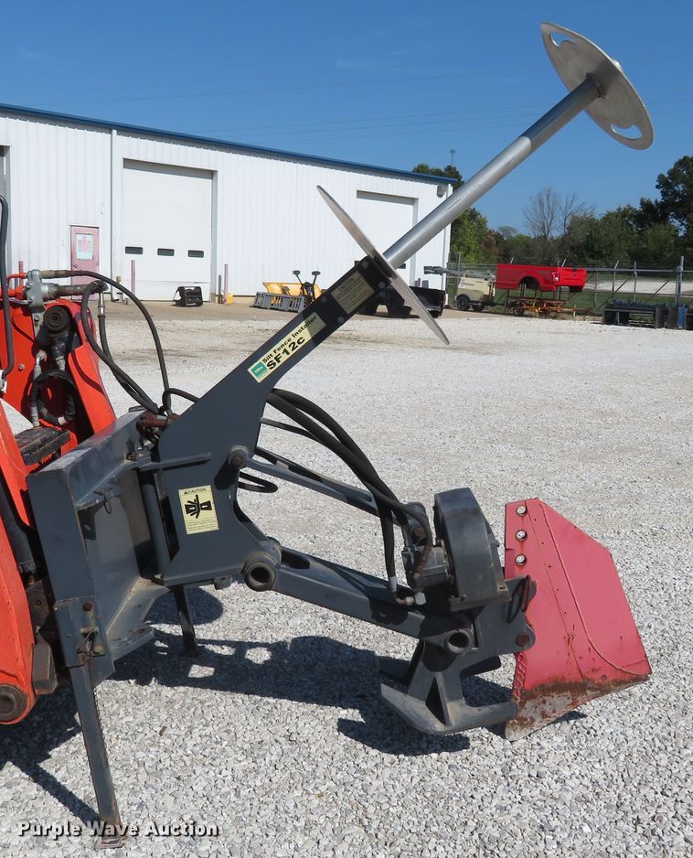 IMX SF12C skid steer silt fence installer in Troy, MO Item FP9420