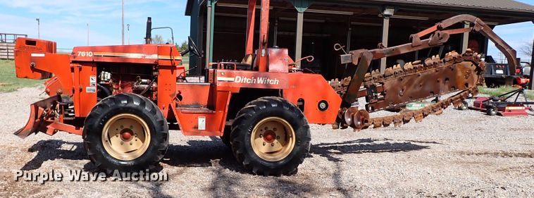 image for item IC9524 1996 Ditch Witch 7610  trencher