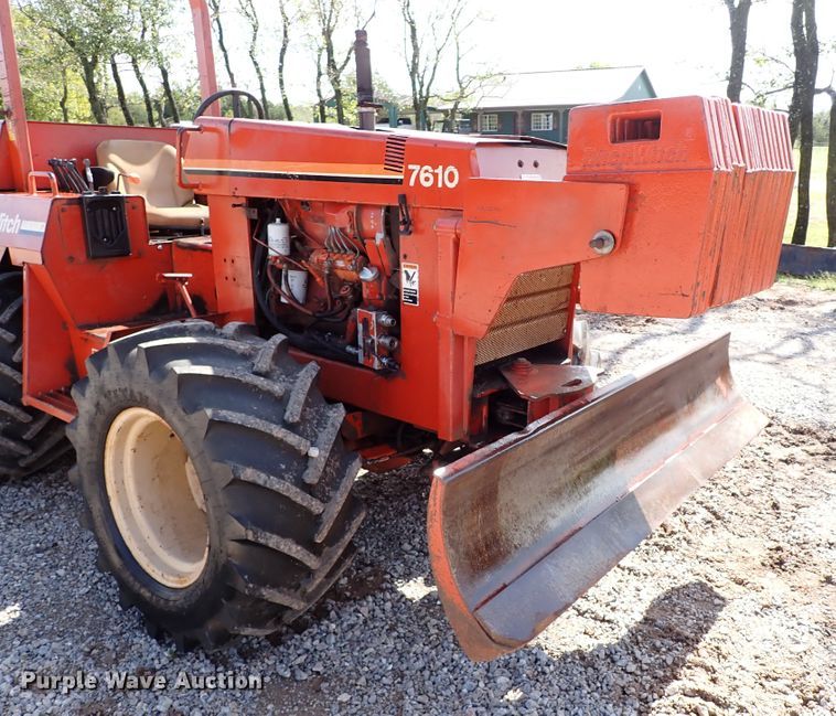 image for item IC9524 1996 Ditch Witch 7610  trencher