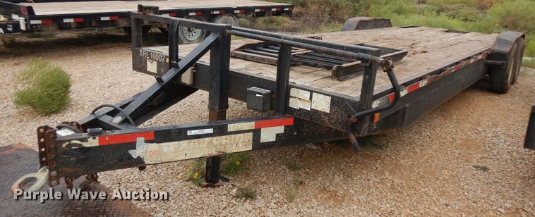 image for item IK9496 2016 Texas Pride  equipment trailer