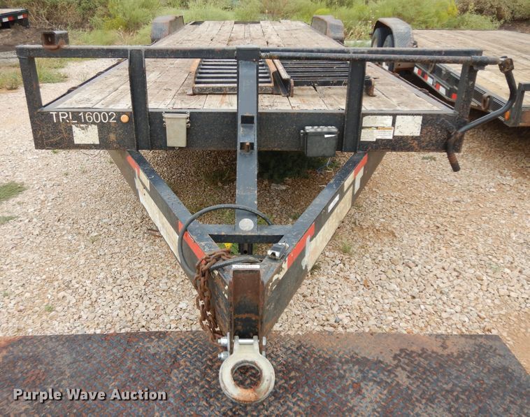 image for item IK9496 2016 Texas Pride  equipment trailer