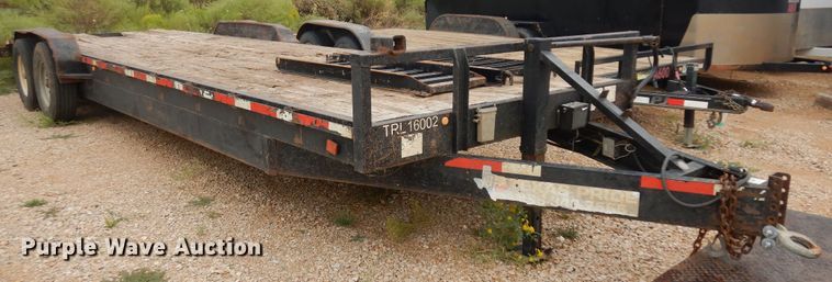 image for item IK9496 2016 Texas Pride  equipment trailer