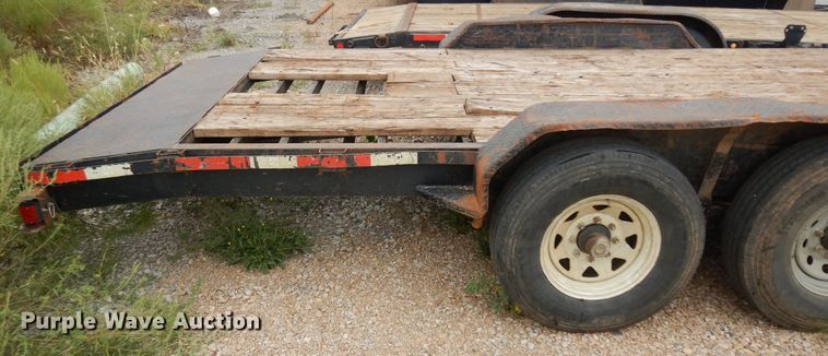 image for item IK9496 2016 Texas Pride  equipment trailer