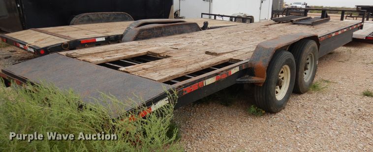image for item IK9496 2016 Texas Pride  equipment trailer