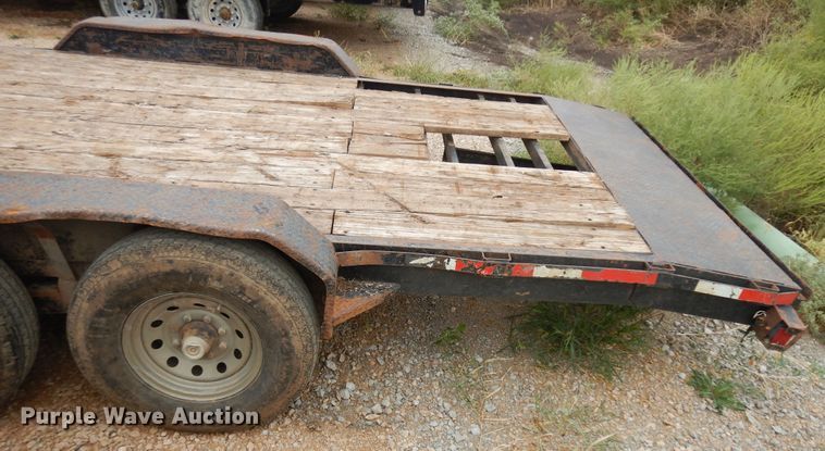 image for item IK9496 2016 Texas Pride  equipment trailer