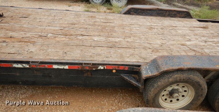 image for item IK9496 2016 Texas Pride  equipment trailer