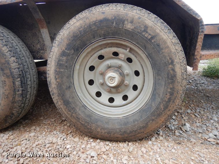 image for item IK9496 2016 Texas Pride  equipment trailer