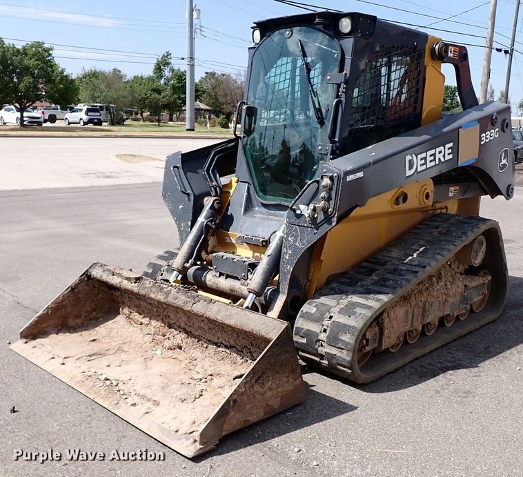 image for item IN9659 2017 John Deere 333G  tracked skid steer loader