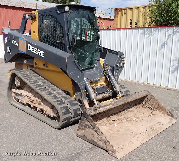 image for item IN9659 2017 John Deere 333G  tracked skid steer loader