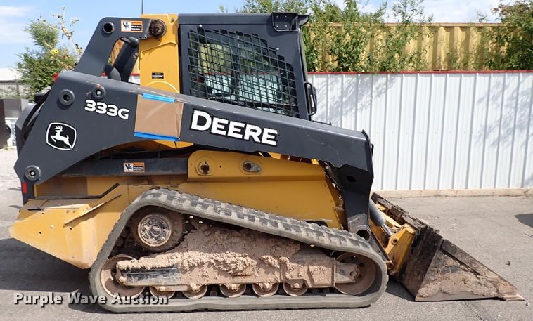 image for item IN9659 2017 John Deere 333G  tracked skid steer loader