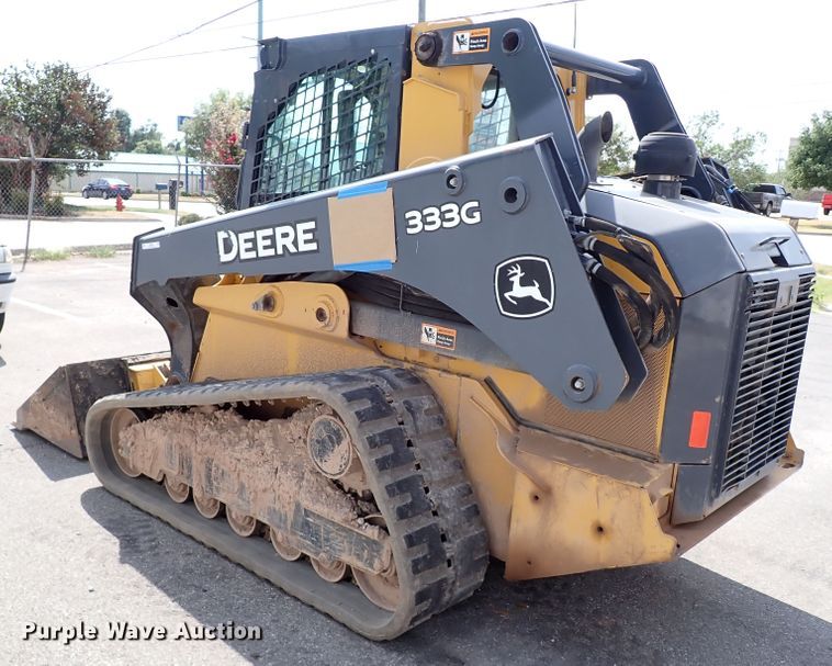 image for item IN9659 2017 John Deere 333G  tracked skid steer loader