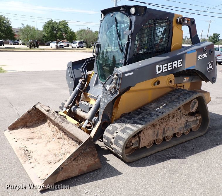 image for item IN9659 2017 John Deere 333G  tracked skid steer loader