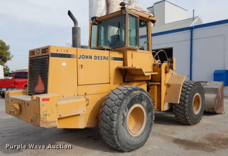 image for item JQ9304 1989 John Deere 644EZ  wheel loader