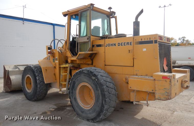 image for item JQ9304 1989 John Deere 644EZ  wheel loader