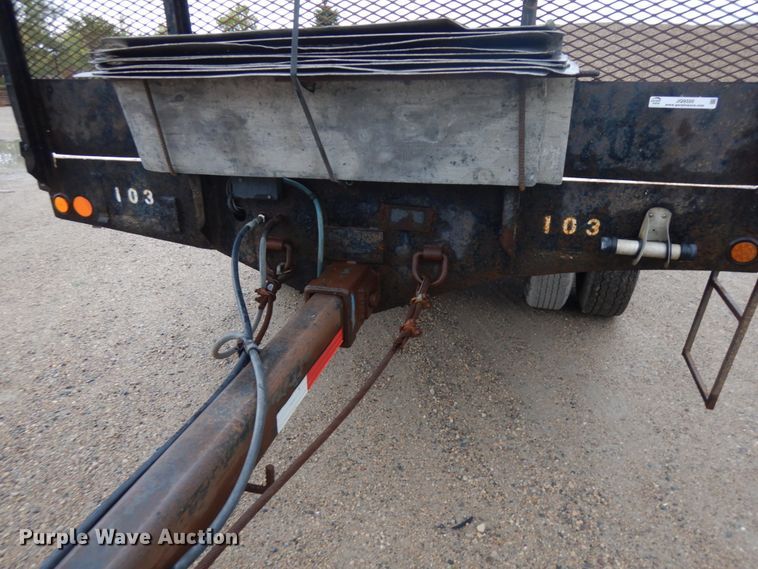 image for item JQ9320 1987 Ward  flatbed trailer