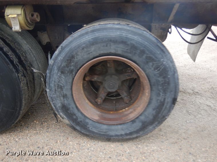 image for item JQ9320 1987 Ward  flatbed trailer