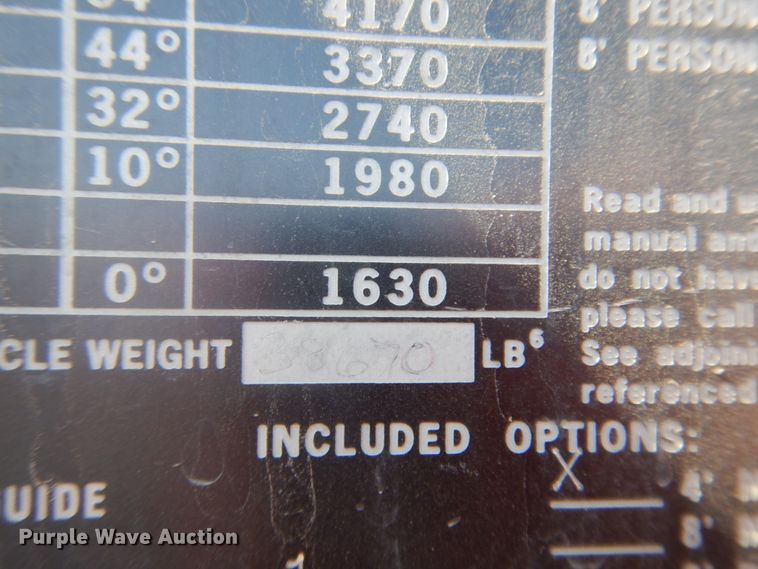 image for item JZ9841 2003 International 7400  digger derrick truck