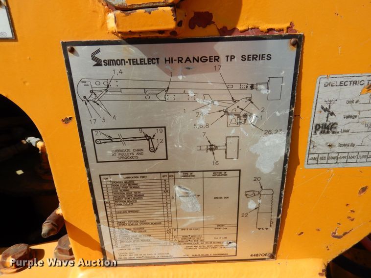 image for item KI9464 1997 International 4900  bucket truck