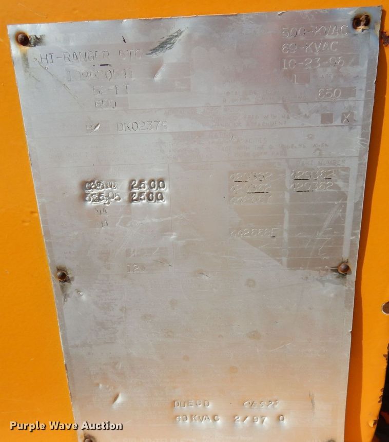 image for item KI9464 1997 International 4900  bucket truck