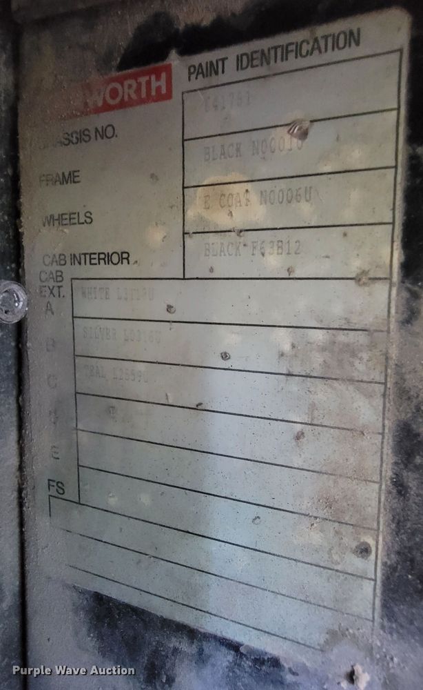 image for item KQ9251 1995 Kenworth W900  dump truck