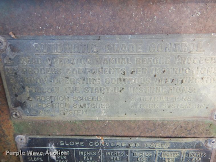 image for item KX9232 Barber Greene  paver